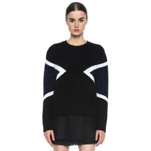 Neil Barrett Modernist Mohair-Blend Crew Neck Sweater